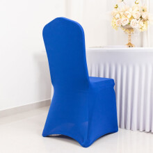 Poťah na stoličku BalsaCircle Royal Blue, jednofarebný, s prémiovým spandexom, elastický, pre rôzne príležitosti