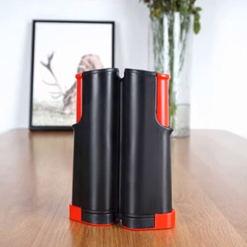 Infällbart nät för pingisbord Black+Red 2