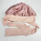 Nightcap Sleeping cap in 100% silk Pink 6