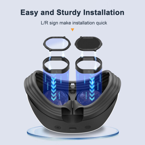 DEVASO Kratzfreie Schutzringhülle für PS VR2 Headset 1