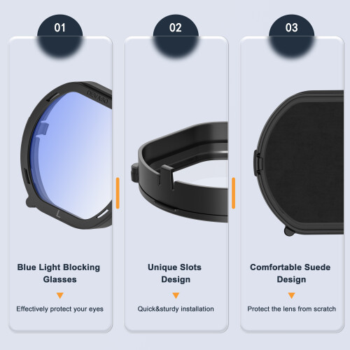 DEVASO Kratzfreie Schutzringhülle für PS VR2 Headset 2