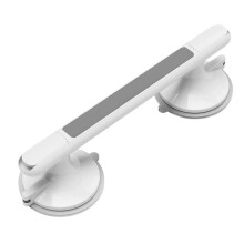Barre di Sostegno per Docce, Maniglia per Bagno Free Punch, Antiscivolo, Ventose di Sicurezza, Barra di Sostegno per Vasca da Bagno per Anziani,