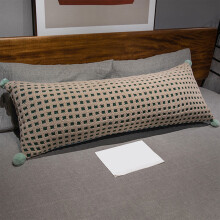 Long Pillow for Bed Sleeping, 24 Inch Bedside Cushion Body Pillow for Adults, Large Body Pillow for Side Sleeper