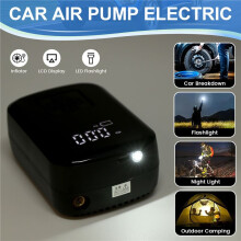 Tragbare Auto-Luftpumpe, USB-Aufladung, Kabellos, Intelligente Digitalanzeige, Reifenfüller, Elektrischer Reifenfüller