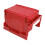 Red Plastic Storage Tray 276x213x178mm Hangable & Stackable 10