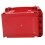Red Plastic Storage Tray 276x213x178mm Hangable & Stackable 11
