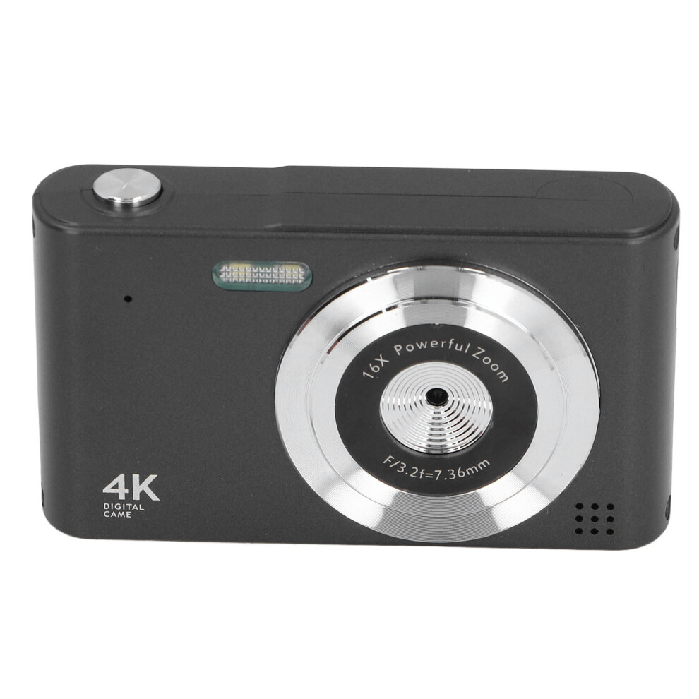 Vintage 4K Hd Digital Camera 48Mp 2.4In 16X Zoom Black 7901387512052