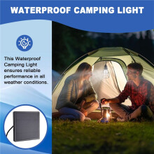 Zonne- Tuin Kroonluchter Waterdicht Kampeerlicht Retro Lantaarn Warm Licht Geschikt voor Schuur Tuin