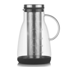 960ml Dual-Use Cold Brew Coffee & Tea Maker, Espresso Ice Drip Glass Pot with Filter,Glass Pot for Home Use