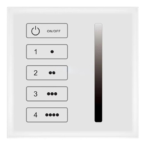Dimmer Touch Panel TL4-1D Suitable for System Bus Power Supply Single Tone Dimmer DT6 B 1