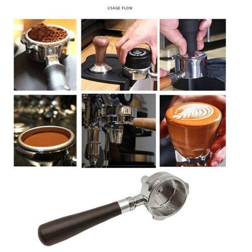 E61 Coffee Machine Handle 58mm Universal Portafilter Handle for Enhanced Espresso Extraction B 2