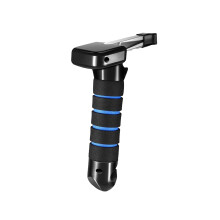 Car Armrest Window Breaker Portable Door Assist Handle, Multi Function Seat Belt Cutter Window Breaker Escape Hammer (1Pc, Blue)