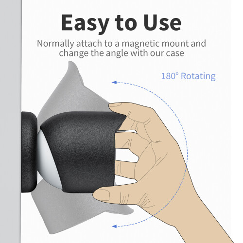 Schützende Silikonhülle für Google Nest Cam Black 2