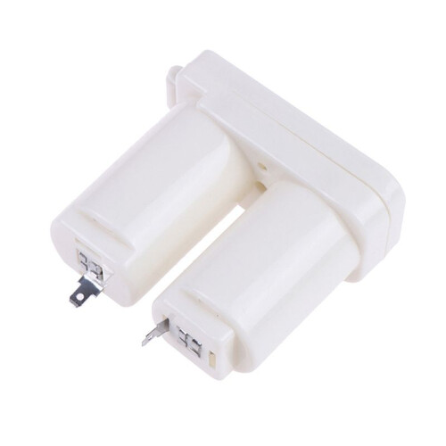 General Various Universal Battery Box for Gas Water Heater - Plastic Dual Compartment Case, Essential Accessory, White 1