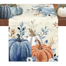 Cotton Linen Table Runner 33 x 274 cm