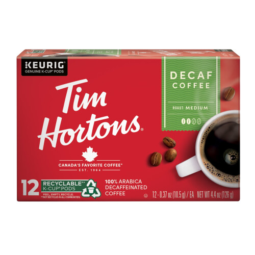 Koffeinfri, K-Cup kaffekapsler, medium ristet, 12 stk.