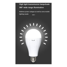 Outdoor Rechargeable LED Bulbs High Brightness Emergency Light Hook Camping Fishing Portable Lantern Night Light