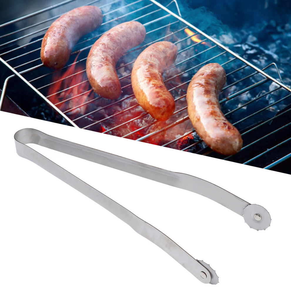 Outdoor BBQ Tongs Sausage Flipper 15 Inch