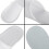 Engångs tofflor för gäster – individuellt förpackade, halksäkra, resevänliga – medium (herr 10/dam 11), vita, 24-pack 5