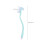 2Pcs Multi Color Long Handle Double Shoes Brush Sneakers Cleaner Tool 2