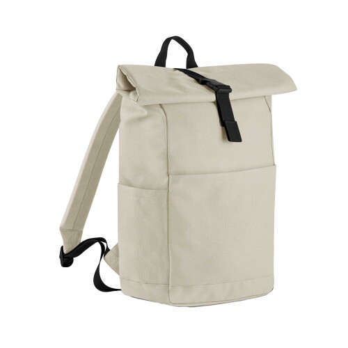 BagBase (One Size, Natural Stone) Bagbase Premium Roll Top Recycled Backpack