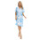 Camicia da notte da donna a maniche lunghe, viola, taglia XL 6