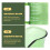 Glasmätkopp V-pip 70ml grön 3