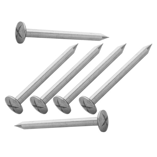 24Stk Leichte Pfähle Für Vermessung Und Garten Silber 1