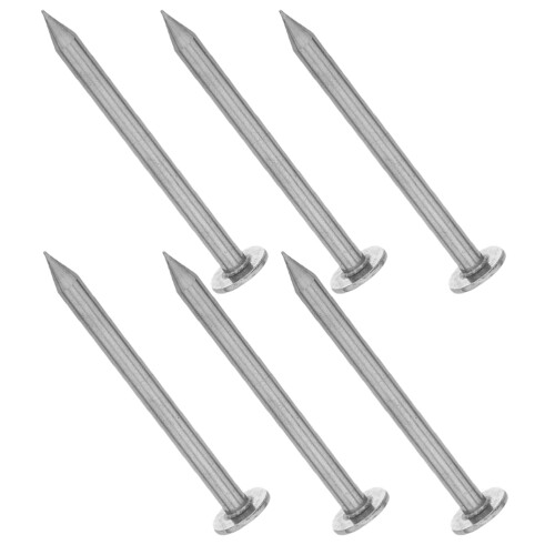 24Stk Leichte Pfähle Für Vermessung Und Garten Silber 2