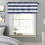 Nautical Stripe Rod Pocket Valance 54 x 18 in 2