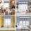 Nautical Stripe Rod Pocket Valance 54 x 18 in 4