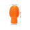 Silicone Stretchable Drumstick Silent Practice Tip - Orange, 4pcs 2
