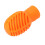 Silicone Stretchable Drumstick Silent Practice Tip - Orange, 4pcs 8
