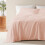 Twin sheet set microfiber 3-piece rose pink 1
