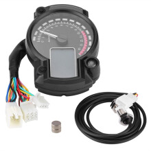 Motorcycle Speedometer 299 Kmh Mph 7 Color 14000RPM Tachometer ATV Quad Frenzy Universal Digital Speedometer