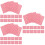 150Feuilles Papier Rose Multi-Usage Pour Sandwich Frites 9