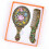 ACDANC Style1 Hand Mirror - 5.3"2.7"0.8" Oval Rose Sculpture Handle Mirror 4