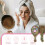 ACDANC Style1 Hand Mirror - 5.3"2.7"0.8" Oval Rose Sculpture Handle Mirror 6