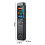 Portable Voice Recorder, 8GB, TFT Screen, Black, Compact Size 2