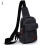 Ανδρική τσάντα ώμου Messenger από καμβά, casual, cross body, καφέ 3