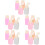 20Pcs Compact Nail Polish Remover Bottles Leak-Proof Refillable Pump 6