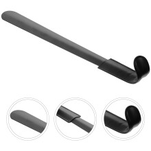 Stainless Steel Shoe Horn Wearing Aid with Handle Shaped for All Ages 1Pcs