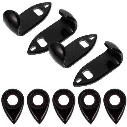 Kit com 5 adesivos para apoio de polegar de clarinete e saxofone com parafusos