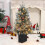 Flocked Fiber Optic Christmas Tree 3 ft to 4.5 ft 1