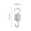 4 Pcs from Coated Spring Hanging Chair for Reducing Pressure 2