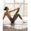 4 ζευγάρια κάλτσες Pilates με λαβές για γυναίκες, αντιολισθητικές, μακριές κάλτσες 6