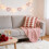 Cuscino scandinavo in velluto con ricamo a cuore 3D, 45x45 cm. 1