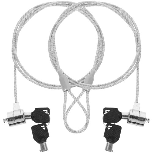 Cable Lock 2 Sets Alloy For Office Travel Home Use 2