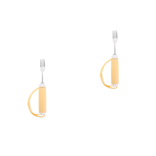 2Pièces Fourchette Réutilisable Pliable Aide Réhabilitation 2