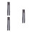 3Stk Damen Strumpfhosen Grau Gestreift Elastische Leggings Alltagsmode 3